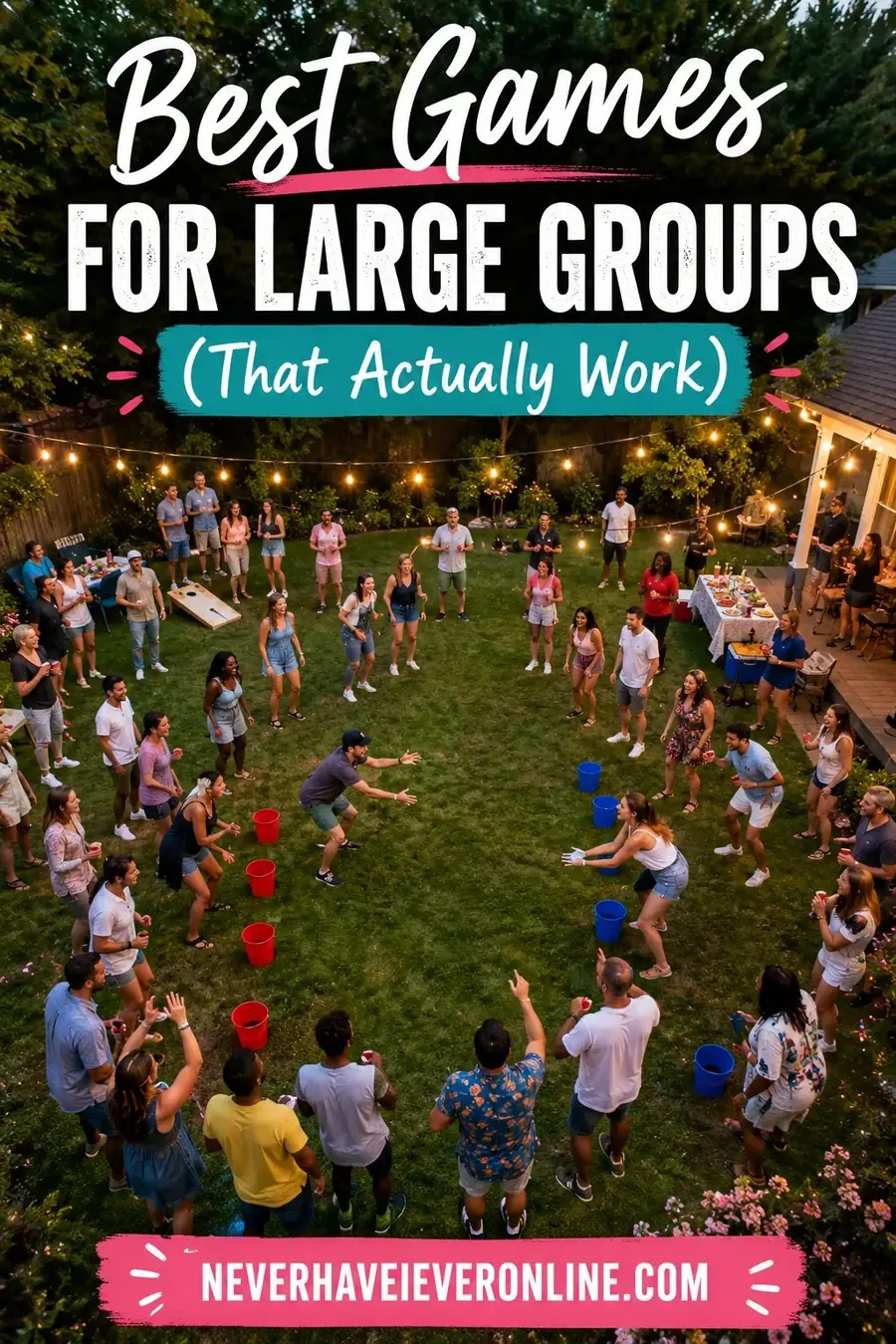 Best Games for Large Groups (That Actually Work With 10, 20, or 50+ People)