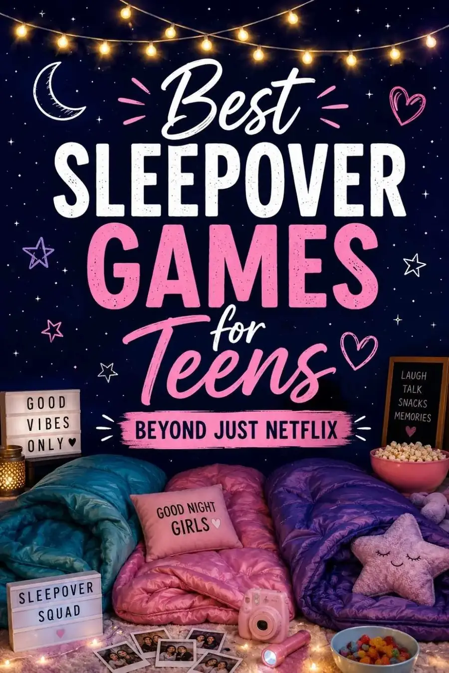 Best Sleepover Games for Teens (That They'll Actually Want to Play)