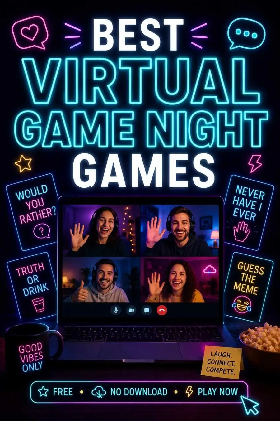Best Virtual Game Night Games (Free & Fun for Remote Groups)