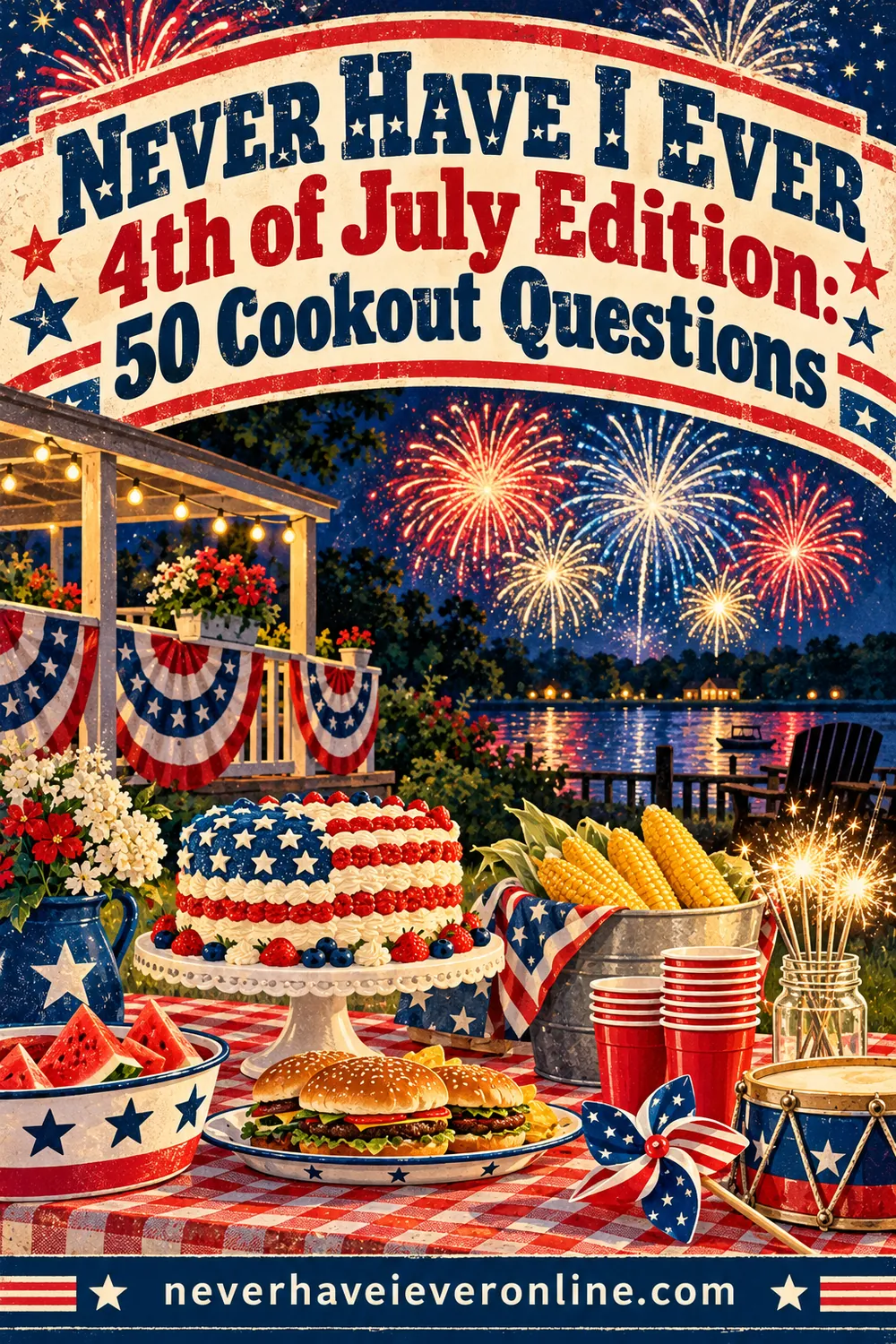 Never Have I Ever 4th of July Edition: 50 Cookout Questions