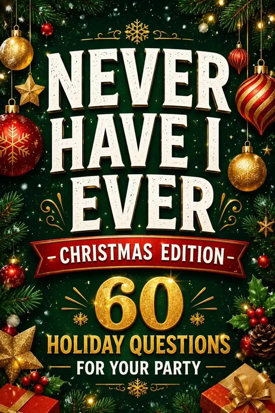 100+ Never Have I Ever Christmas Edition Questions (Holiday Game Night)