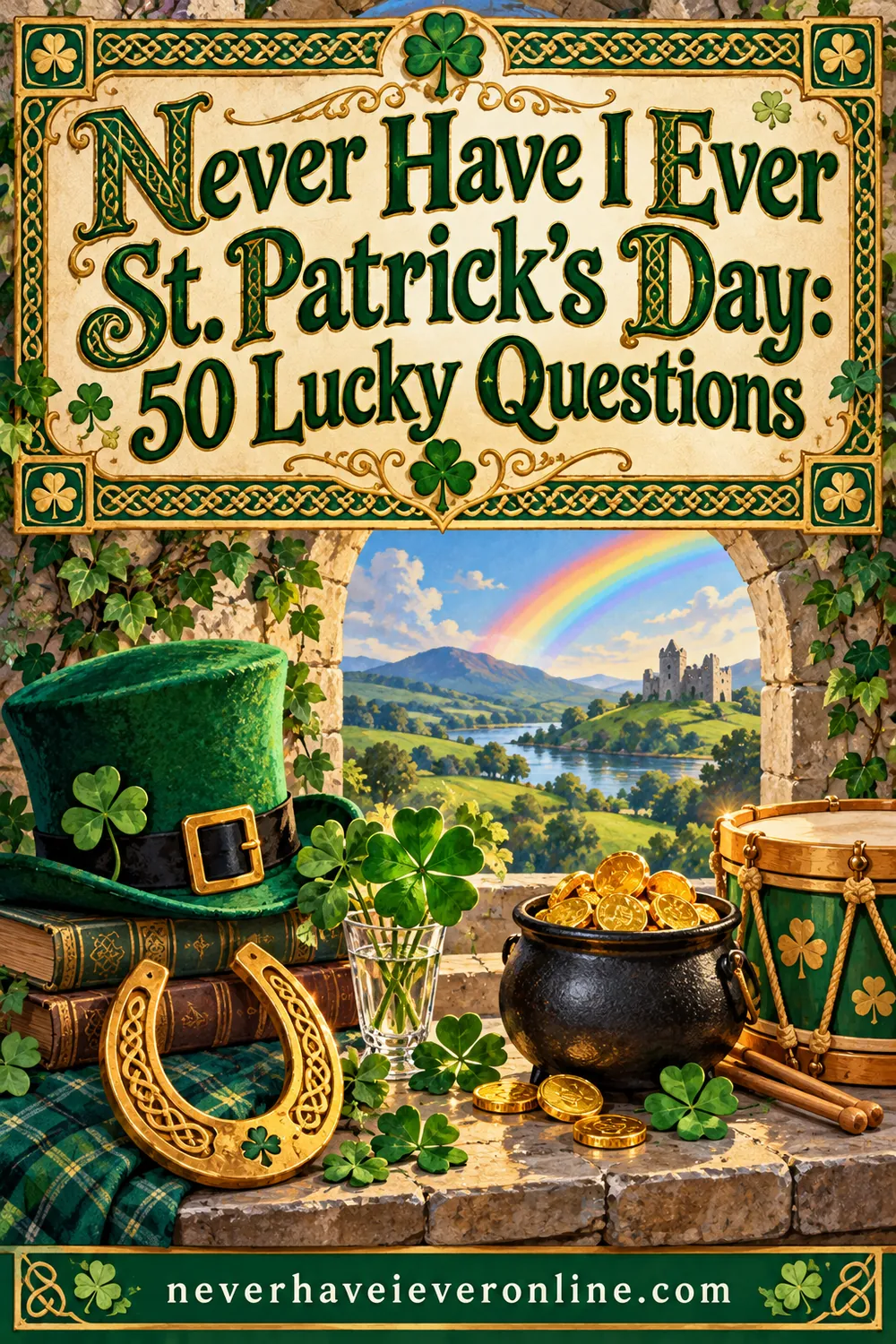 Never Have I Ever St. Patrick's Day: 50 Lucky Questions